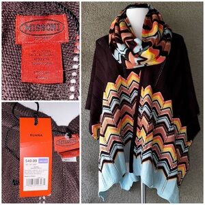 “Missoni for Target” NWT Shawl and Infinity Scarf